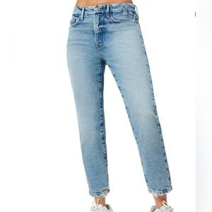 Good American Good Girlfriend Cropped Jeans Size 16